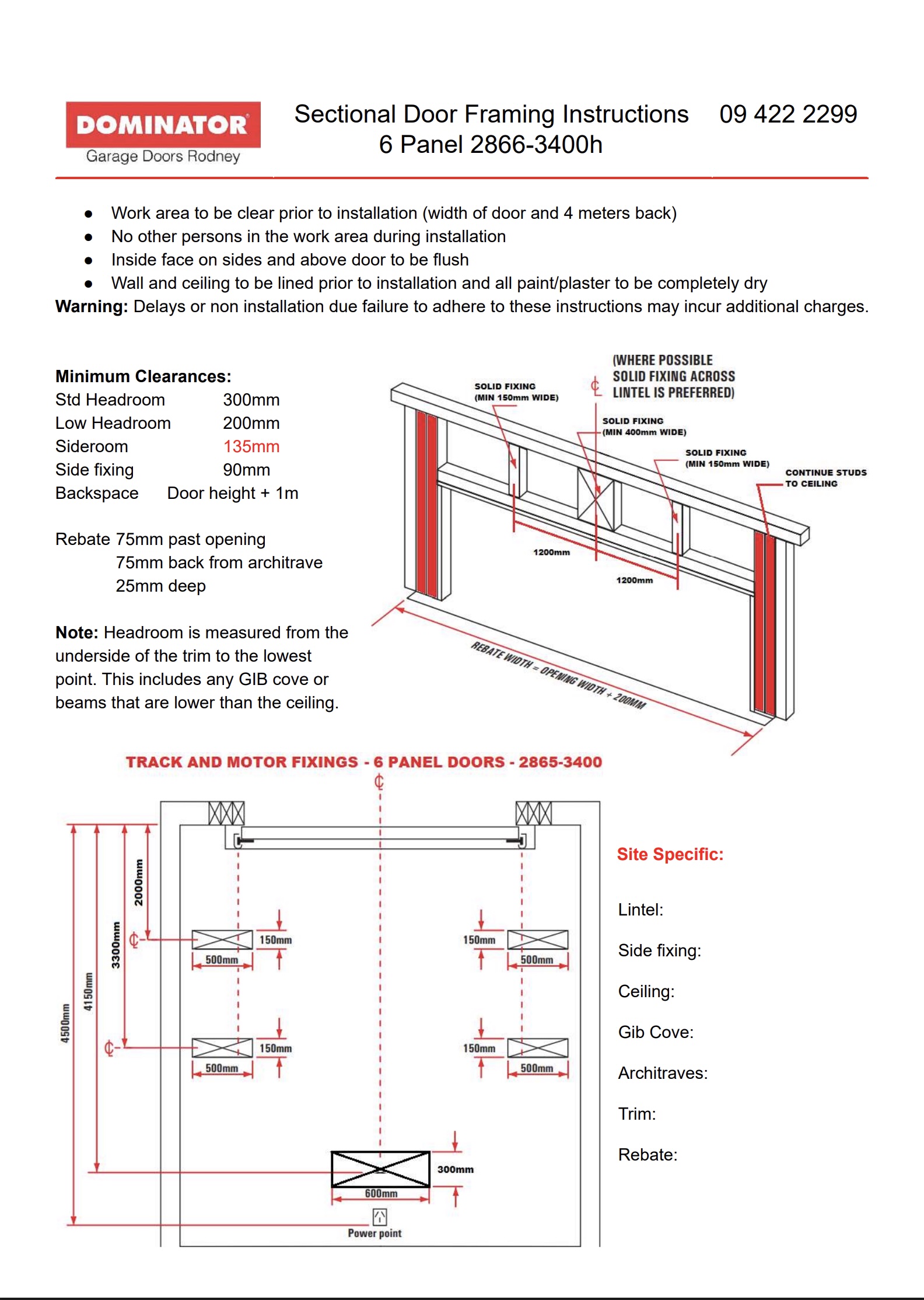 Framing-Instructions-6-Panel-2865-3400h